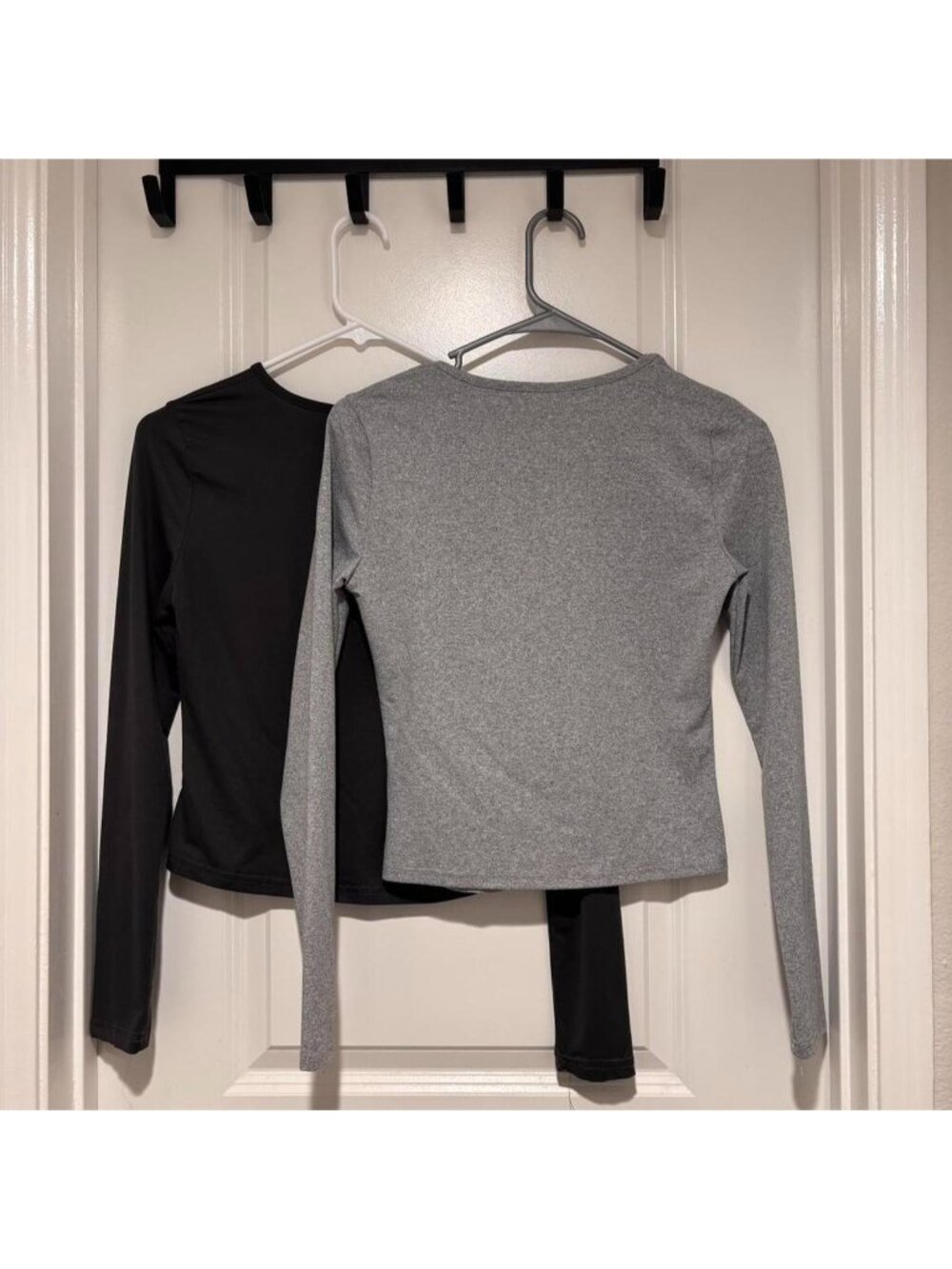 Light and grey long sleeve topsI used these as an...